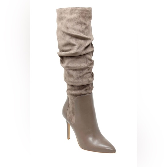 Charles by Charles David Playa Slouchy High Heel Boot in Deep Taupe - Picture 1 of 4